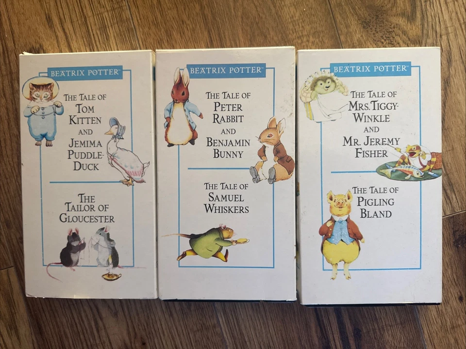 Beatrix Potter "The World of Peter Rabbit and Friends" VHS 3 Video Set - Image 1 of 2