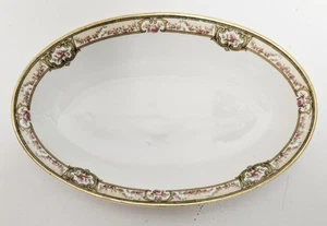 Vintage Theodore Haviland Limoges Belfort Schleiger 9" ovale Relish Schale - Bild 1 von 8