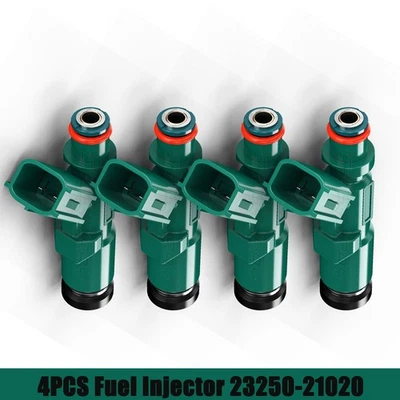 Juego de 4 inyectores de combustible CHUSYYRAY 23250-21020 para Toyota Echo 2000-2005 1,5 L L4 Foto 1 de 4