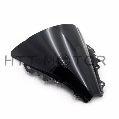 PARABRISAS TRANSPARENTE DOBLE BURBUJA NEGRO PARA YAMAHA YZF R6 2006-2007 Foto 1 de 4