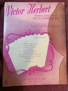 Victor Herbert Made Easy For Accordion 1956 KTM 21253-15 - Picture 1 of 4