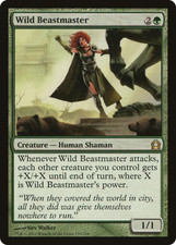 WILD BEASTMASTER x1 ~mtg NM Return To Ravnica Rare