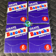 2x Throwback Original Bazooka Mini Wallet Bubblegum 6 Pieces Pack American Gum