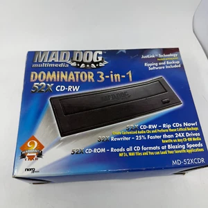 Mad Dog 52X CD-RW MD-52X BRANDNEU ALTER BESTAND VERSIEGELT - Bild 1 von 6