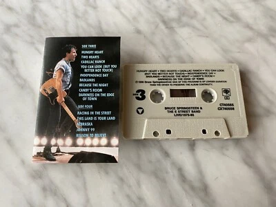Bruce Springsteen & The E Street Band Live 1975-85 CASSETTE Tape Columbia TAPE 2 - Image 1 of 3