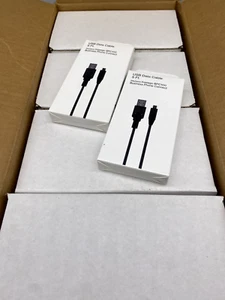 LOT of 50 Verizon micro usb to usb DATA Cable 5ft Black -NEW condition - Picture 1 of 7
