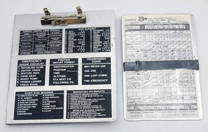 Portapapeles Escritorio de Vuelo Pilot’s + Organizador de Vuelo IFR Aero Products De Colección 1987 - Imagen 1 de 2