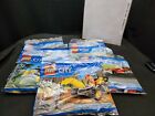 New Sealed Lego City Mini Sets Lot Of 7 - Ships In Outer Box 