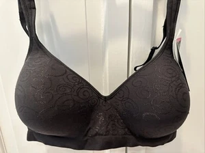 Bali Comfort BH ohne Bügel schwarz Größe 42C Style 3463 Rundumstütze - Bild 1 von 3