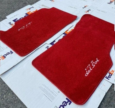 Fit For 1995-1997 Honda Civic Del sol Tailored Floor mats carpet RedLHD 2 SEATER - Image 1 of 4