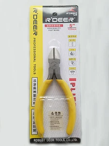 RT502 5" Professionelle Kohlenstoffstahl Gummigriff Diagonale Zange Perlen Drahtschneider - Bild 1 von 2
