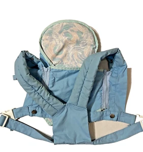 Snugli Blau Pastell Baby Kleinkind Halter Trage Front Pack Vintage 80er 90er - Bild 1 von 11