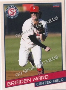 2023 Spokane Indians Trenza Ward RC Novato Colorado Rockies Ligas Menores - Imagen 1 de 1