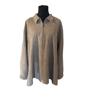 Carolina Colours tan jacket shacket plus size 22w/24w - Picture 1 of 7