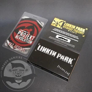Linkin Park Hybrid Theory 20th Anniversary Badge, Download, and Sampler Cassette - Picture 1 of 8