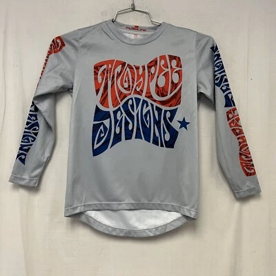 Troy Lee Designs TLD YOUTH Flowline Bicicleta Jersey Triper Cemento Mediano *CIERRE* Foto 1 de 2