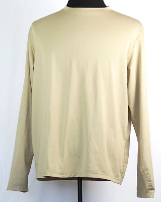 Camisa impermeable HeatLast marrón tostado manga larga capa base XL Foto 1 de 2