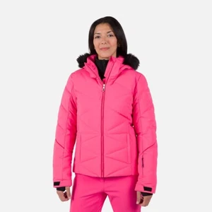 Women's ROSSIGNOL Staci Insulated Ski Snow Jacket - TEAROSE - Picture 1 of 4