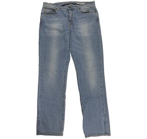 Dirk Bikkembergs straight leg light wash blue men's designer jeans size 34x32 - Picture 1 of 8