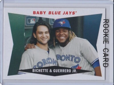 BO BICHETTE & VLADIMIR GUERRERO JR ROOKIE CARD Topps Archive RC Toronto Blue Jay - Image 1 of 2