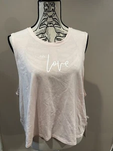 Neu mit Etikett / $ 60 ~ Manduka Mantra "I am Love" Muskeltank - Damen XL - Rouge - Bild 1 von 6