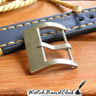 Hebilla de reloj de titanio de 20 mm hecha a mano vintage retro Dieselpunk hebilla de reloj de pulsera Foto 1 de 4