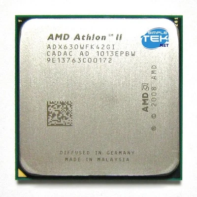 Amd Athlon X4 630 Am3+ 2,80ghz Processore Cpu Adx630wfk42gi_ Ricondizionato - Immagine 1 di 4