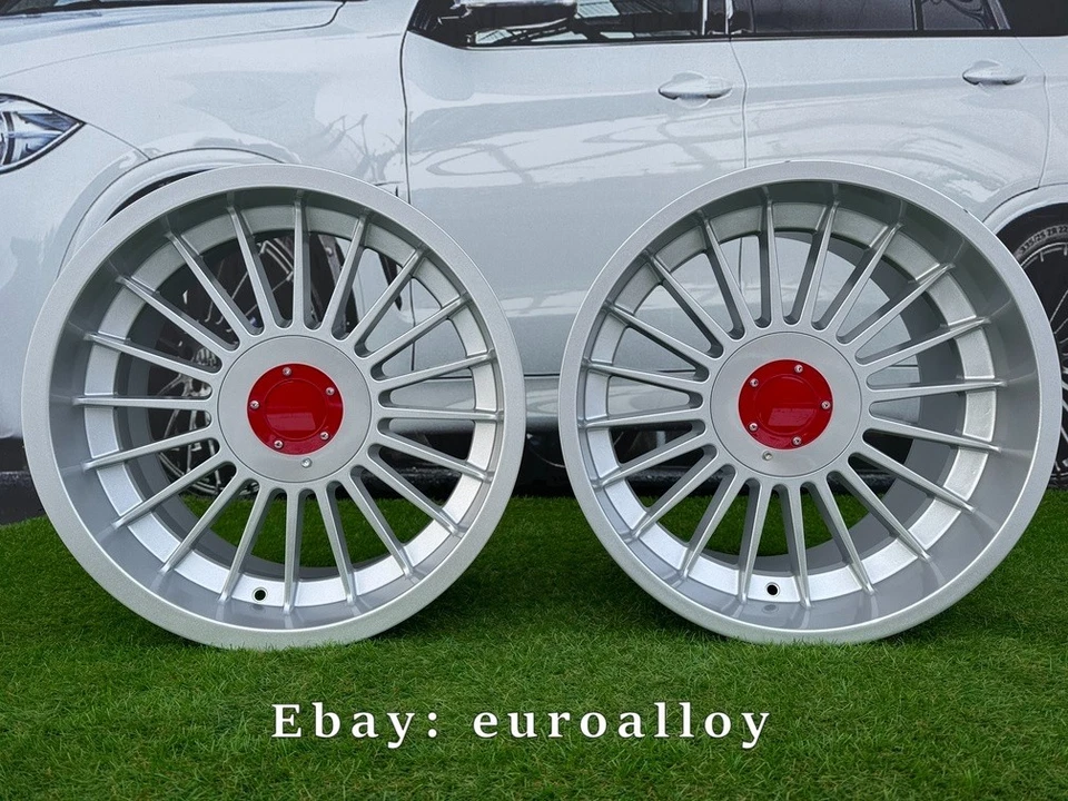 Ruedas plateadas estilo Alpina C95 4xR18 pulgadas 5x120: se adapta a E90 E60 E46 E39 E34 - Imagen 1 de 4