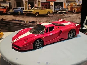 VINTAGE Hot Wheels Elite Ferrari FXX Red w/ White Stripe NICE CAR ๐ - Picture 1 of 24