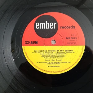 THE EXCITING SOUNDS OF ROY ORBISON, 1964 EMBER LABEL, ROCKABILLY, R&R, EX / EX. - Picture 1 of 4