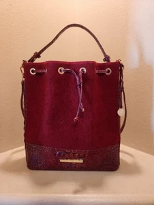 Brahmin Marlowe - Sangria Alden Rd - GORGEOUS Bucket Bag! - Picture 1 of 13