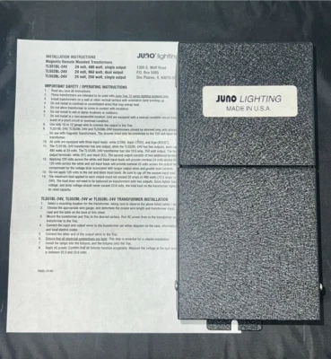 Transformador magnético Juno TL553N-BL-24V 24V 60W Trac 12 fuente de alimentación de bajo voltaje Foto 1 de 3