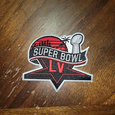 Super bowl LV 55 patch Buccaneers Chiefs Tamp...