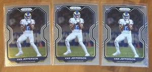 2020 Panini Prizm VAN JEFFERSON Rookie #377 RC - Lot Of 3 - Steelers RC - Picture 1 of 2