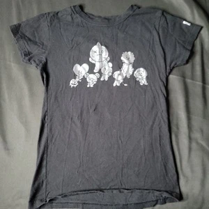 Maglietta Donna Media BTS K-Pop Argento Grafica Charecter Medium - Foto 1 di 5