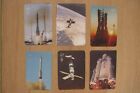 6 Soviet Russian Calendar Space Shuttle Rocket Buran Energiya Proton Old Photo