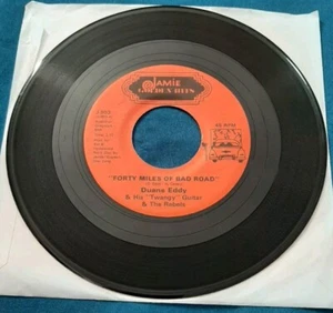 Duane Eddy 45 The Quiet Three / Forty Miles Of Bad Road Jamie J 903 ex - Picture 1 of 2