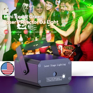 Mini Proyector Láser 100mw LED Estroboscópico Luz de Escenario DJ Disco Fiesta Navidad Iluminación - Imagen 1 de 12