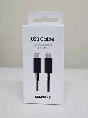 Original Samsung USB-C to USB-C Cable 1.8m 5A Type C - EP-DX510 - Image 1 of 2