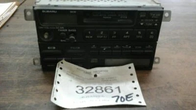 Audio Equipment Radio Am-fm-cassette Station Wgn LHD Fits 95-99 LEGACY 16359 - Image 1 of 3