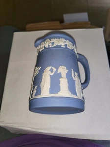 Blue Jasperware Milk Jug/creamer, Wedgewood - Picture 1 of 3