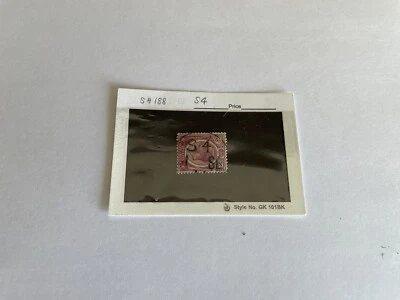 Malásia/Cingapura 1920s Cancelamento Escasso +Grande S4 Chop +KGV#188 +Puro - Imagem 1 de 2