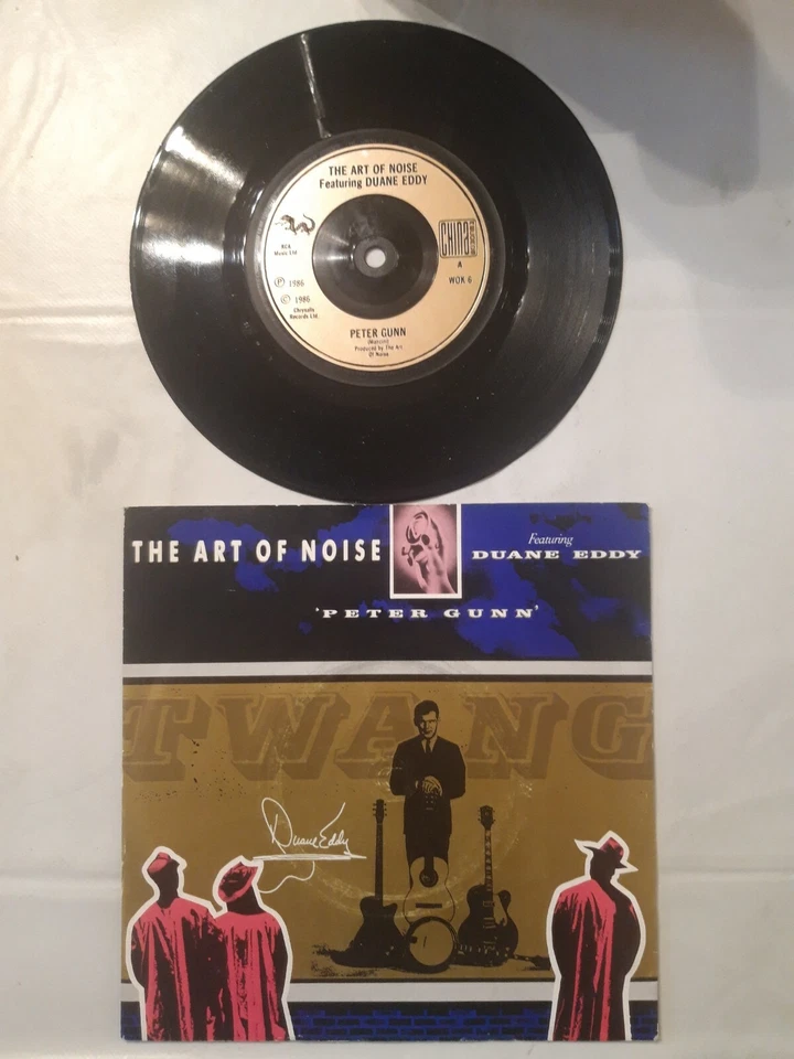 THE ART OF NOISE FEATURING DUANE EDDY PETER GUNN 45 RPM VINYL SINGLES - Image 1 of 1