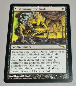 Ausbeutung der Gruft # 78/306 (Spoils of the Vault) Rare MTG MIRRODIN 2003 Mint - Bild 1 von 5