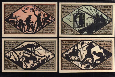 VERDEN - GERMANY NOTGELD -     25, 50, 75 PFENNIG, 1 MARK - Image 1 of 2