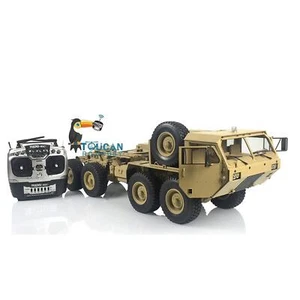 Used Military Truck 8*8 1/12 HG P802 Metal Chassis Car Radio Control Light Sound - Picture 1 of 9