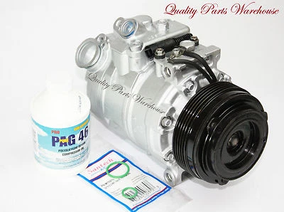 1997-2003 BMW 3, 5, 7,M, X SERIES GENUINE OEM USA  REMAN A/C COMPRESSOR W/ WRTY. - Image 1 of 4