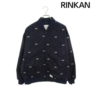 Double Taps 211tqdt-jkm01 Bone Embroidery Blouson Men's 3 Used 0ee5c2ec98ce894d1 - Picture 1 of 4
