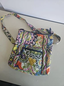 Vera Bradley Paisley meliert gesteppt Crossbody Hipster Tasche Handtasche 11" EUC! - Bild 1 von 7