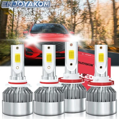 Kit de bombillas LED blancas combinadas de haz alto bajo para Ford Escape 2013-2021 Foto 1 de 4